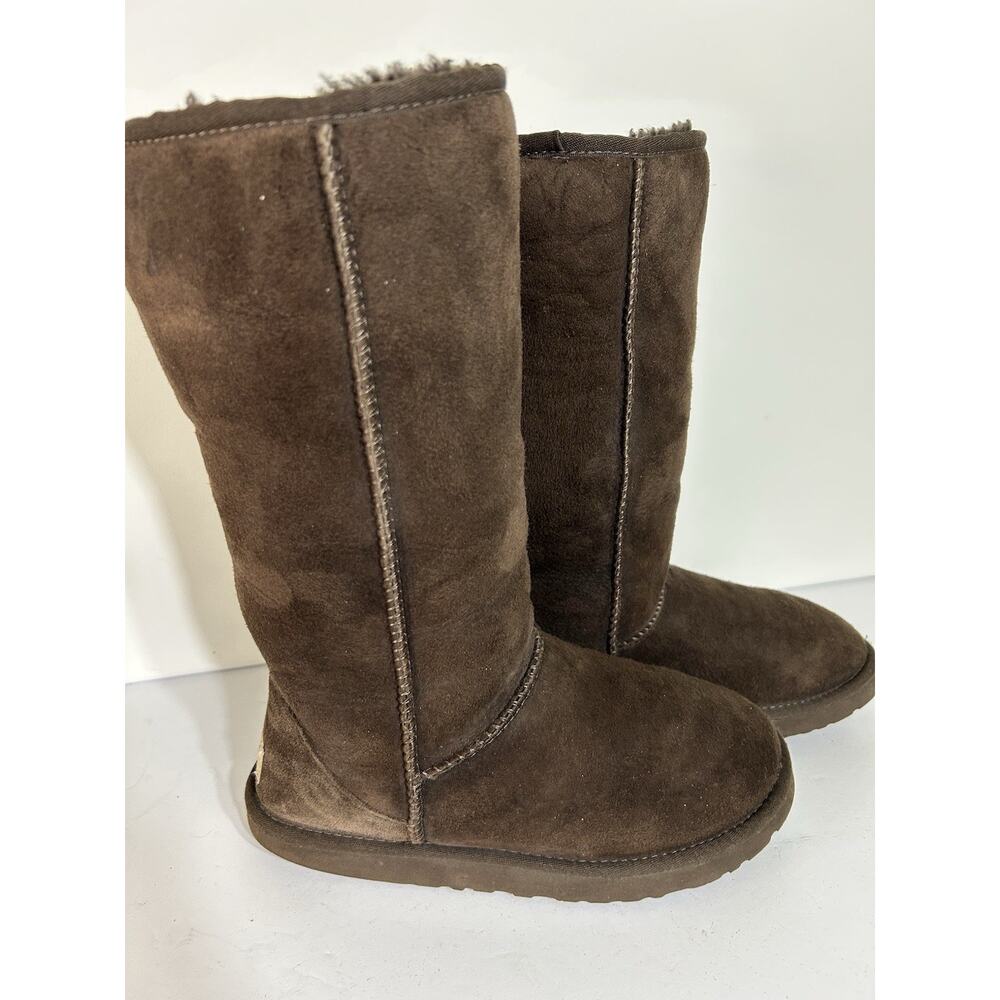 UGG Australia Classic Tall Chocolate Brown 5815 Boots Women's Size 7 US